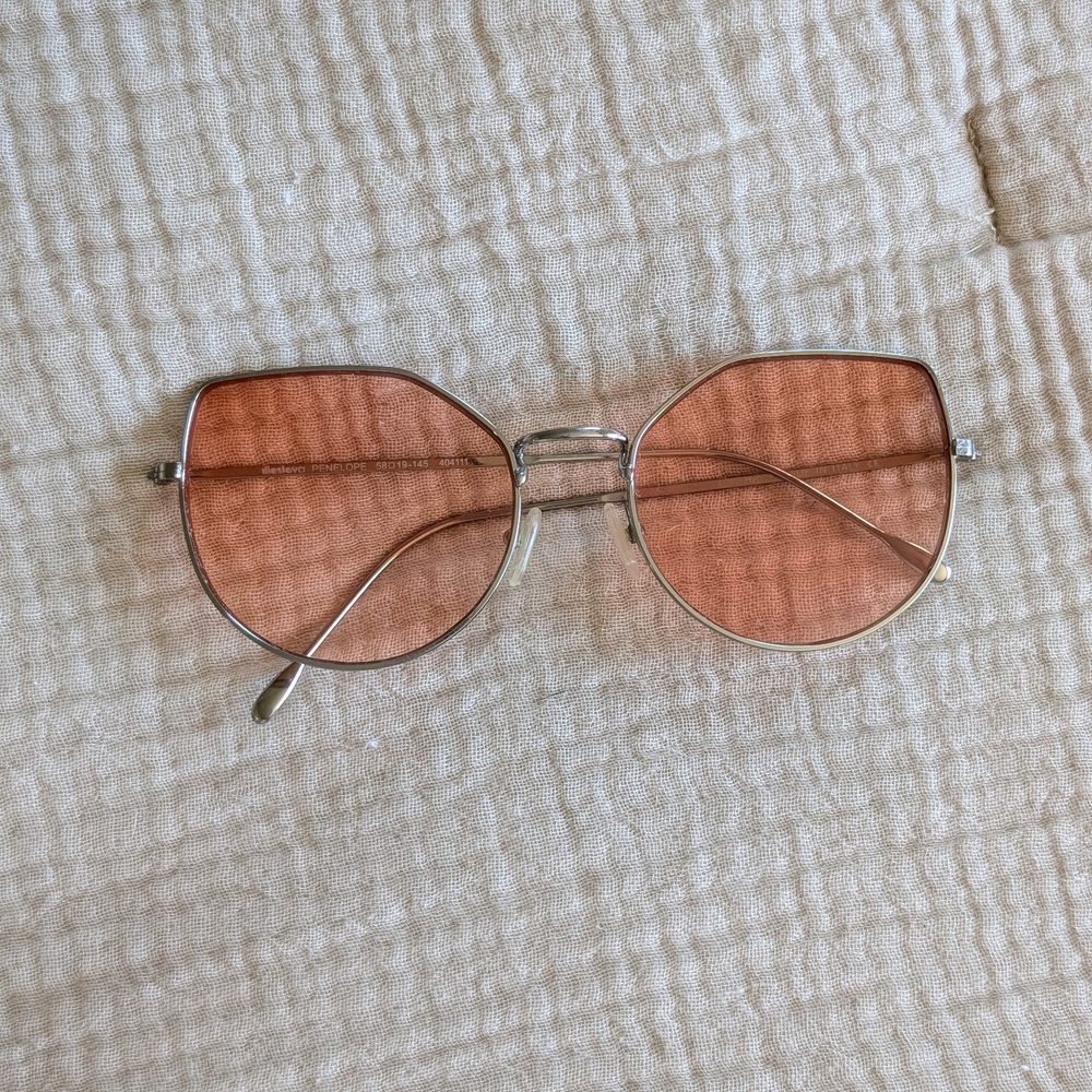 Illesteva Orange-Tinted Sunglasses